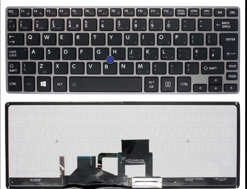 Keyboard Toshiba Portege Z30 Z30-A Z30T Z30T-A UK
