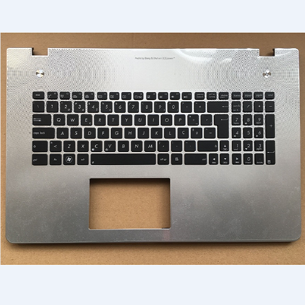 Keyboard Asus N56V N56VB N56VJ N56VM N56VV N56VZ PT Silver Palmrest with backlit