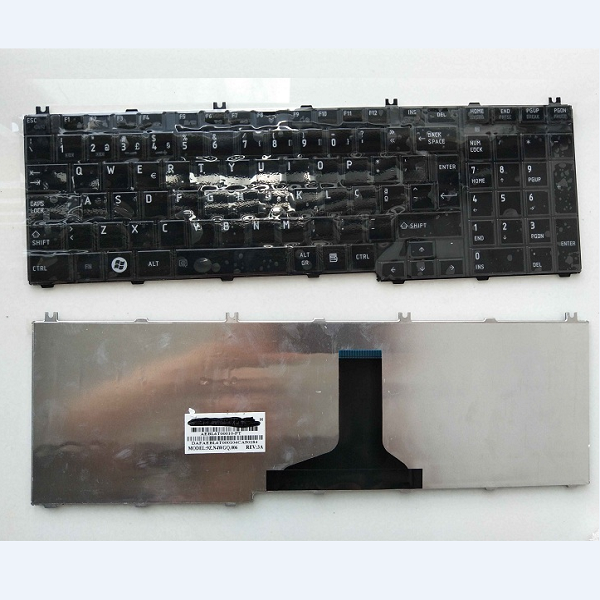 Keyboard Toshiba C650 C660 C650D C665D L650D L650 L750 L750D L755 PT glossy black