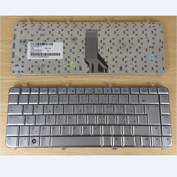 Keyboard HP Pavilion dv5 dv5-1000 dv5t dv5z CZ silver
