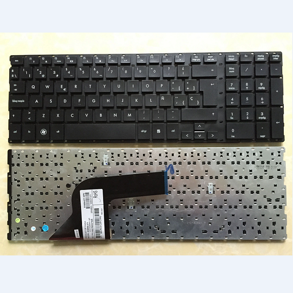 Keyboard HP ProBook 4510 4710 4510S 4515S 4710S 4750S Spanish black no frame