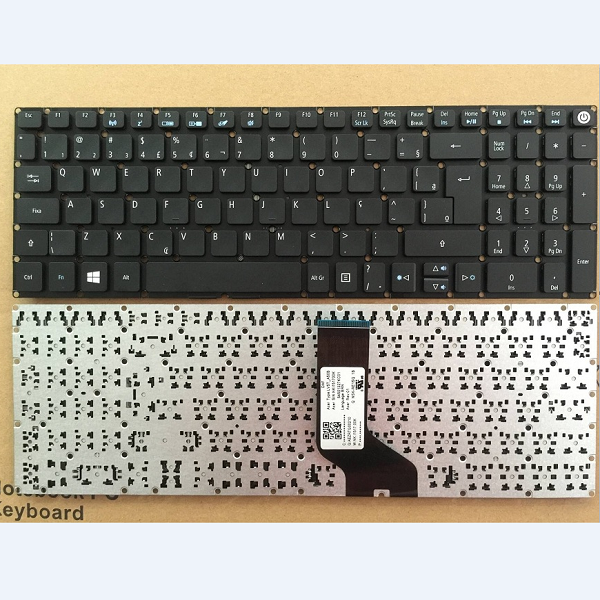 Keyboard Acer Aspire E5-573 E5-573G E5-576 E5-552 E5-552G BR black without backlit 