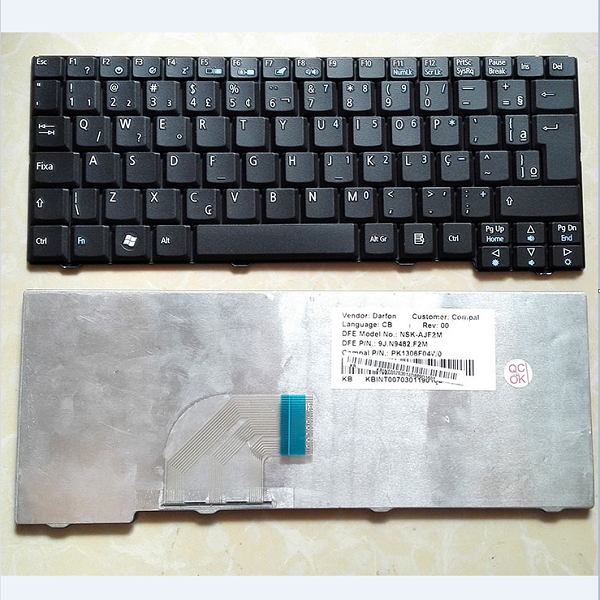 Keyboard Acer Aspire A110 A150 D150 D250 ZG5 ZG8 531 BR black