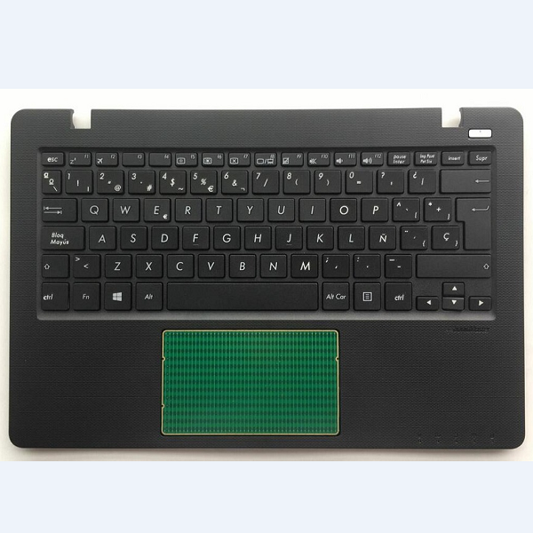 Keyboard Asus X200 X200CA X200LA X200MA Spanish black with palmrest with speaker