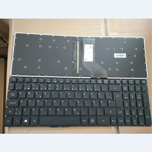 Keyboard Acer Aspire E5-573G E5-573T E5-573TG E5-722 E5-772G German black with backlit