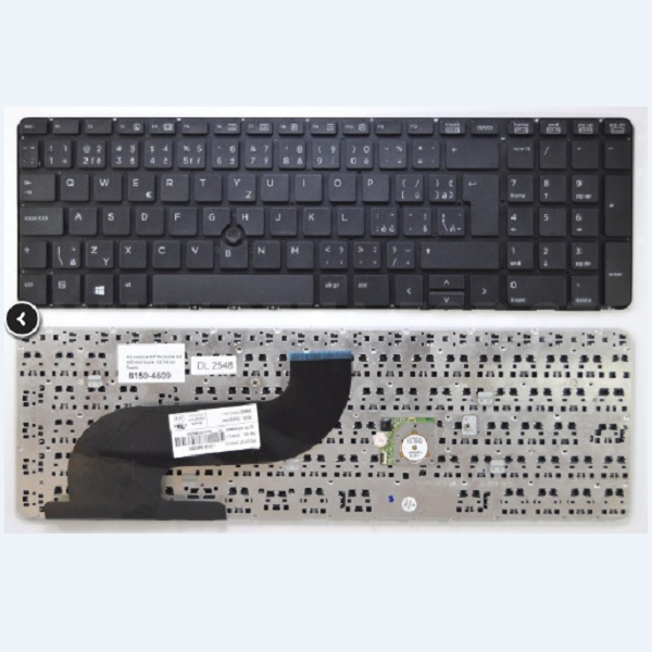 Keyboard HP Probook 650 G1 655 G1 CS/SK black with pointer