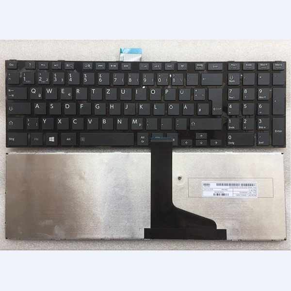 Keyboard Toshiba Satellite L850 L855 L870 L875 L950 German black with frame