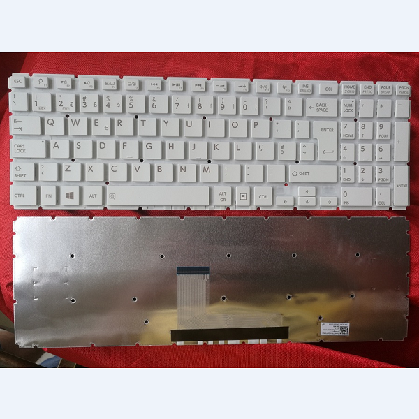 Keyboard TOSHIBA SATELLITE L50-B L50D-B L50T-B PT white