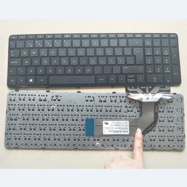 Keyboard HP Pavilion 17-E 17-N PO black with frame