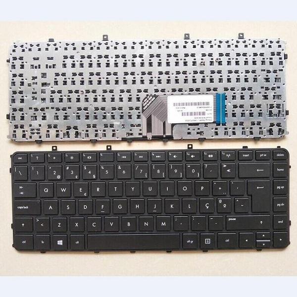 Keyboard HP ENVY 4-1000 6-1000 PO black with frame