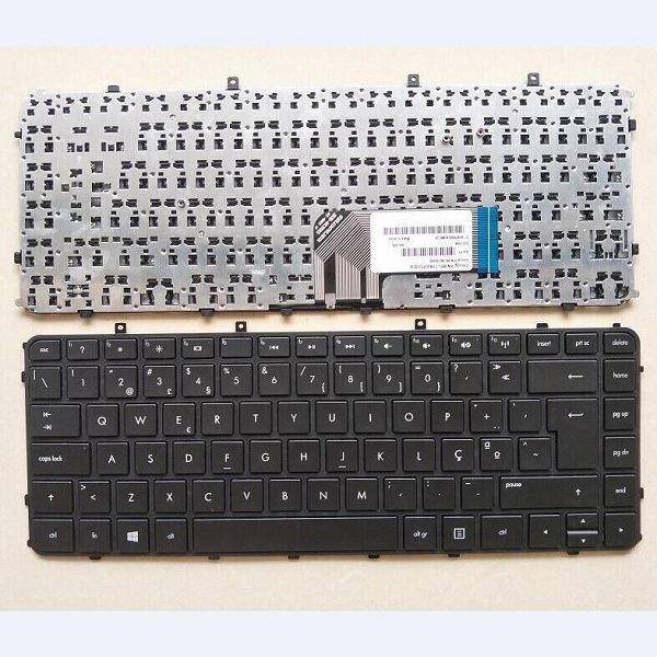 Keyboard HP ENVY 4-1000 6-1000 PO black with frame