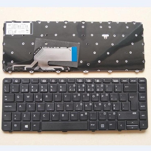 Keyboard HP ProBook 430 G3 430 G4 440 G3 440 G4 PO black with frame