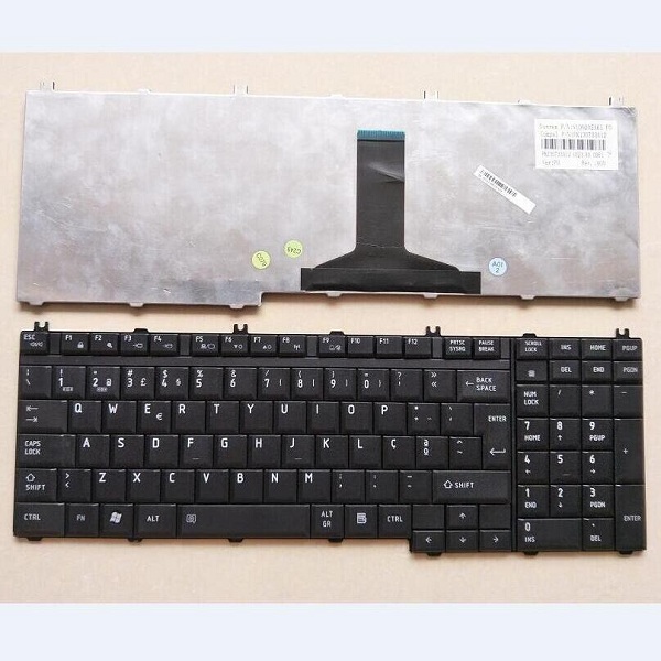 Keyboard Toshiba Satellite A500 A500D A505 A505D P500 P500D P505 L500 PO black