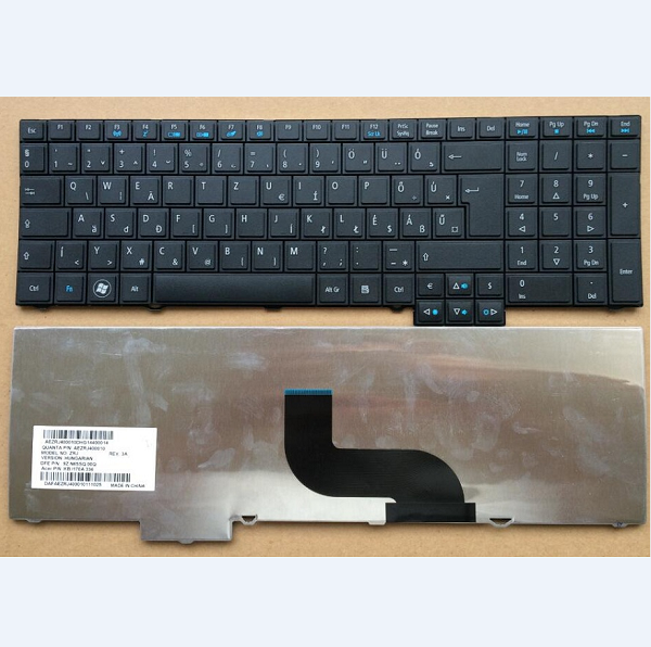 Keyboard Acer TM5760 8573 TM6495T 7750 5760 6595 6495 HU/HG black