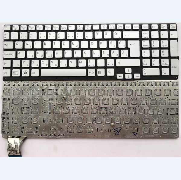 Keyboard Sony VPC-SE series HU/HG silver no frame