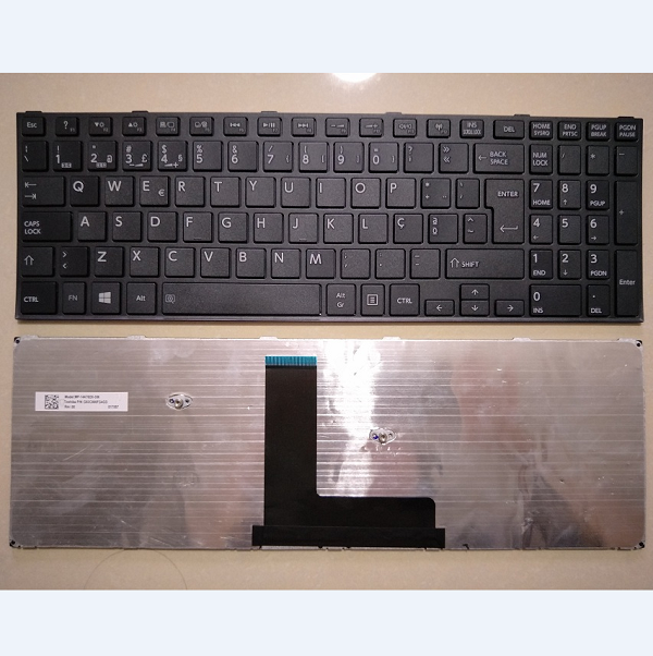 Keyboard Toshiba Satellite C50-B C50T-B C50D-B C50DT-B PO black with frame